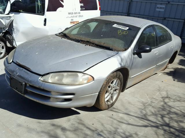 2B3HD46R12H306743 - 2002 DODGE INTREPID S SILVER photo 2