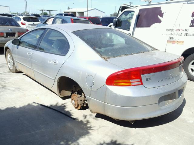 2B3HD46R12H306743 - 2002 DODGE INTREPID S SILVER photo 3