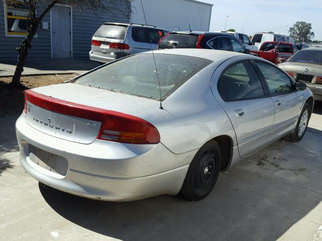 2B3HD46R12H306743 - 2002 DODGE INTREPID S SILVER photo 4