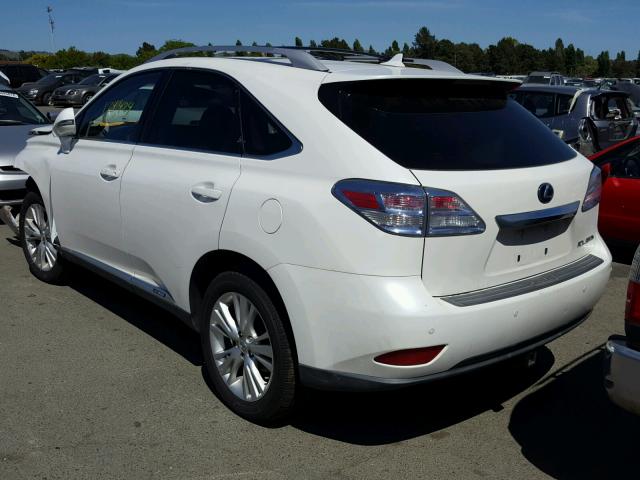 JTJBC1BA4B2044843 - 2011 LEXUS RX 450 WHITE photo 3