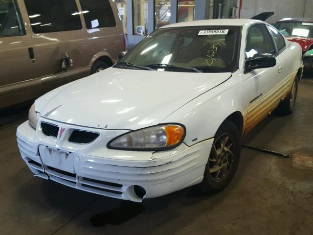 1G2NE12E6XM836179 - 1999 PONTIAC GRAND AM S თეთრი ფოტო 2