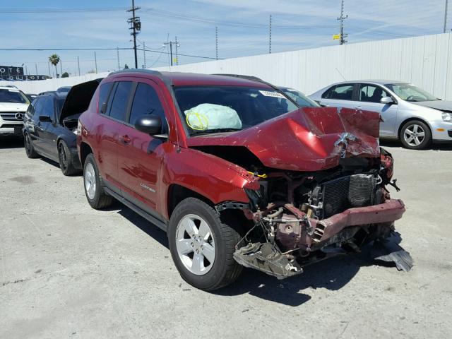 1C4NJCBA8ED832390 - 2014 JEEP COMPASS SP RED photo 1