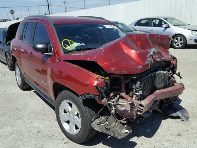 1C4NJCBA8ED832390 - 2014 JEEP COMPASS SP RED photo 9