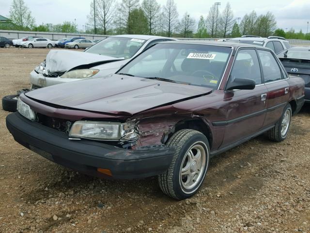 JT2SV21E6K3355426 - 1989 TOYOTA CAMRY DLX BURGUNDY photo 2