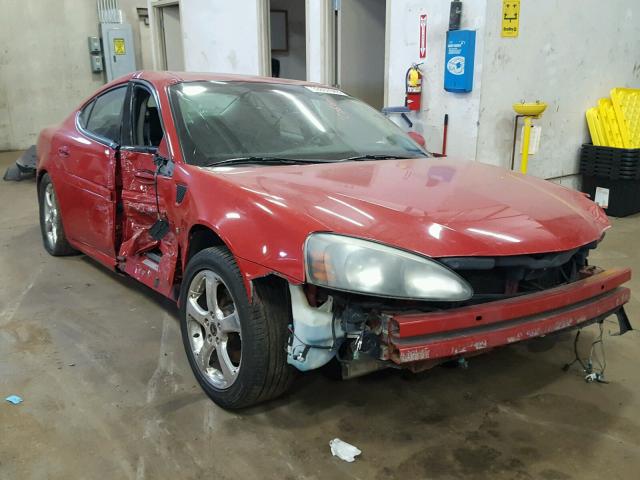 2G2WC58C461247522 - 2006 PONTIAC GRAND PRIX RED photo 1