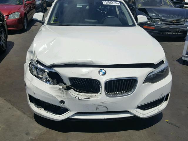 WBA1F5C58EV255901 - 2014 BMW 228 I WHITE photo 7