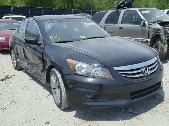 1HGCP2F8XBA027383 - 2011 HONDA ACCORD EXL BLACK photo 1