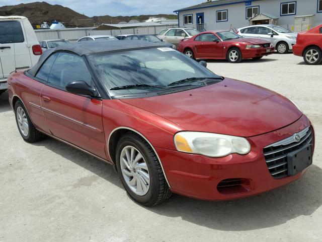 1C3EL75RX6N182920 - 2006 CHRYSLER SEBRING GT RED photo 1