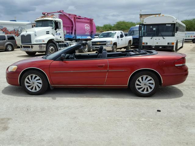 1C3EL75RX6N182920 - 2006 CHRYSLER SEBRING GT RED photo 9