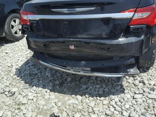 1C3CCBCGXCN266923 - 2012 CHRYSLER 200 LIMITE BLACK photo 9