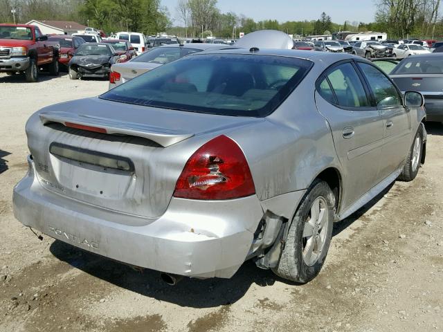 2G2WP552981111244 - 2008 PONTIAC GRAND PRIX SILVER photo 4
