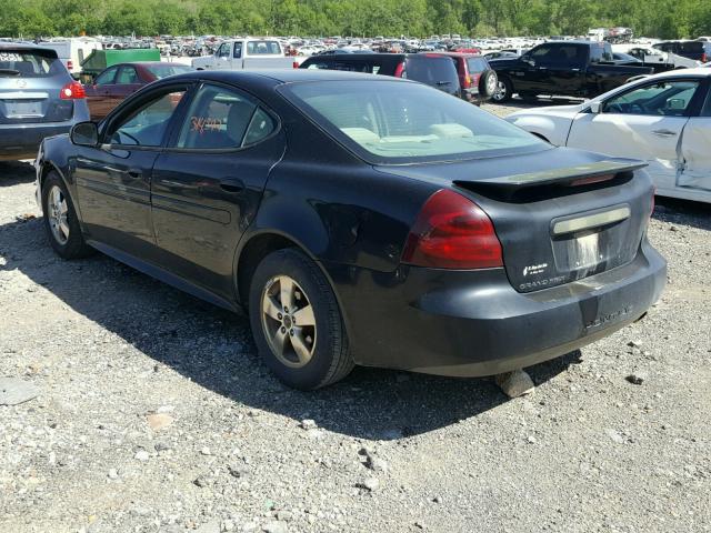 2G2WP522251273748 - 2005 PONTIAC GRAND PRIX BLACK photo 3