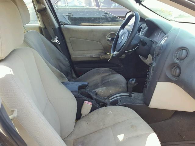 2G2WP522251273748 - 2005 PONTIAC GRAND PRIX BLACK photo 5