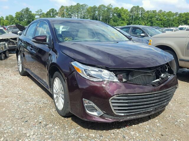 4T1BD1EB2EU021666 - 2014 TOYOTA AVALON HYB RED photo 1