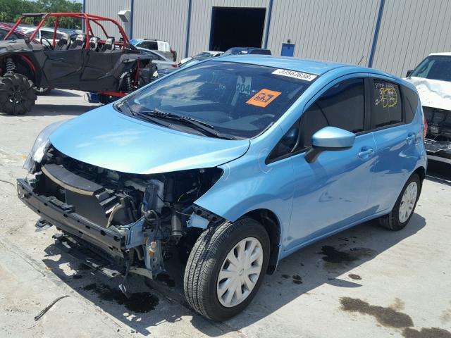 3N1CE2CP7FL430366 - 2015 NISSAN VERSA NOTE BLUE photo 2