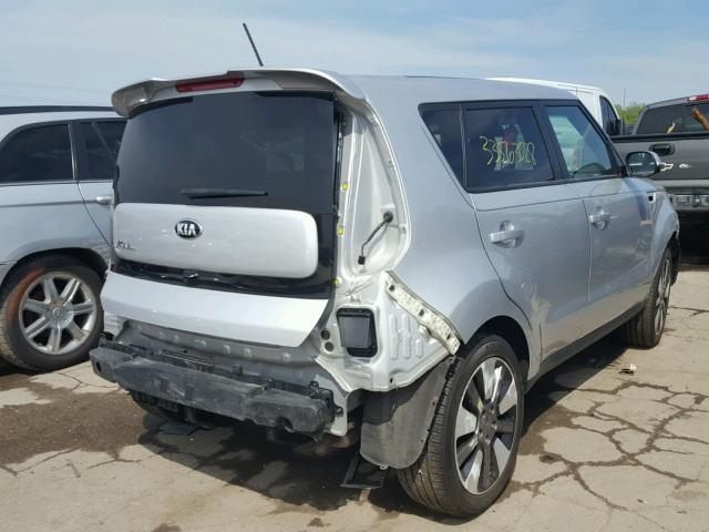 KNDJX3A53E7740314 - 2014 KIA SOUL ! SILVER photo 4