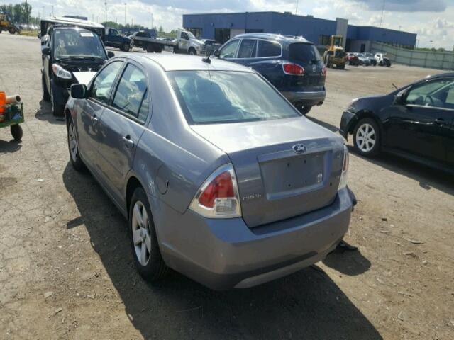 3FAHP07Z47R197077 - 2007 FORD FUSION SE SILVER photo 3