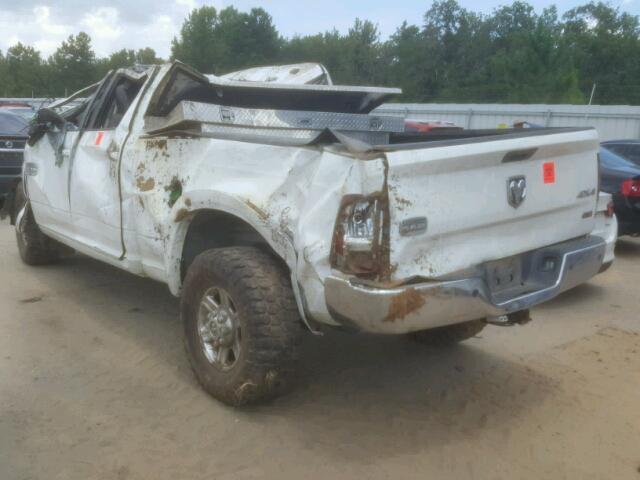 3C6UD5GL1CG156445 - 2012 DODGE RAM 2500 L WHITE photo 3