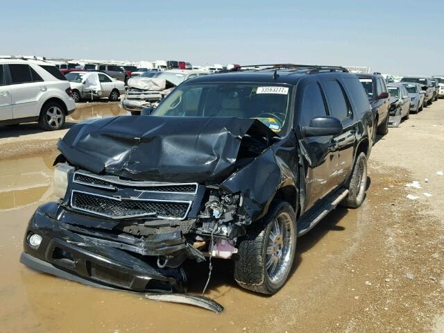 1GNFK13057R110707 - 2007 CHEVROLET TAHOE K150 BLACK photo 2