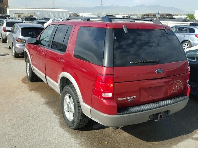 1FMDU73W22ZB40818 - 2002 FORD EXPLORER X RED photo 3