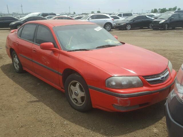 2G1WH55K819177728 - 2001 CHEVROLET IMPALA LS RED photo 1