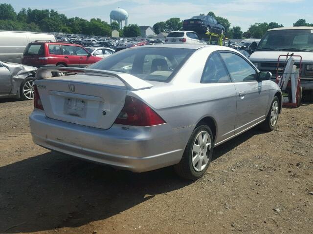 1HGEM21072L001671 - 2002 HONDA CIVIC EX SILVER photo 4