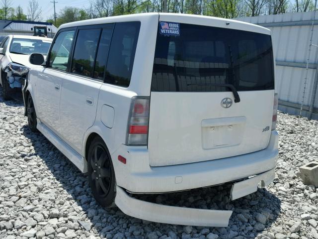 JTLKT324064050758 - 2006 TOYOTA SCION XB თეთრი ფოტო 3