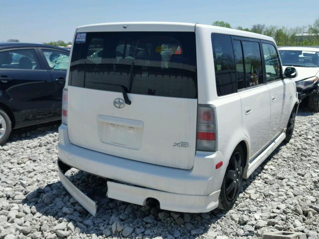 JTLKT324064050758 - 2006 TOYOTA SCION XB თეთრი ფოტო 4