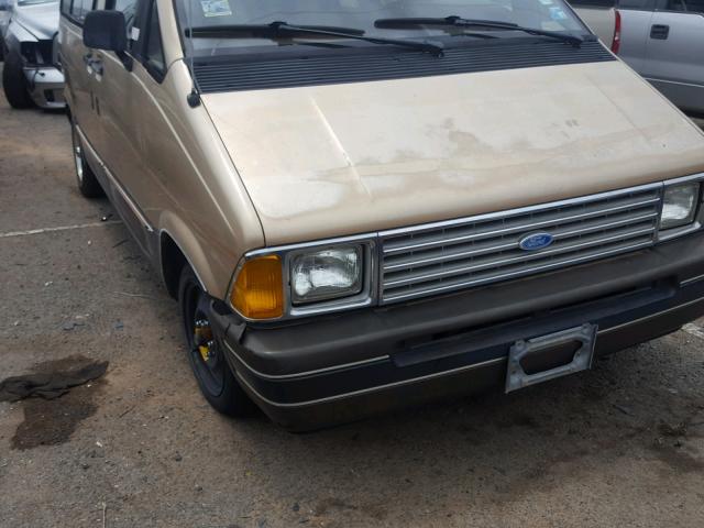 1FMCA11U2HZA63346 - 1987 FORD AEROSTAR GOLD photo 9