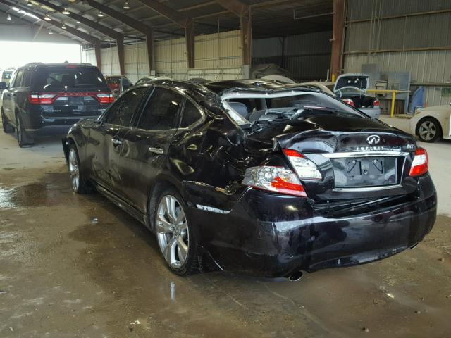 JN1BY1AP5BM323784 - 2011 INFINITI M37 BLACK photo 3