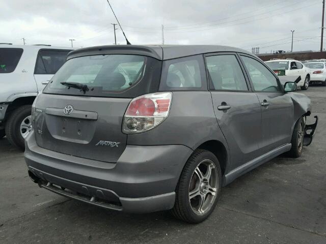 2T1KR32E35C407185 - 2005 TOYOTA COROLLA MA GRAY photo 4