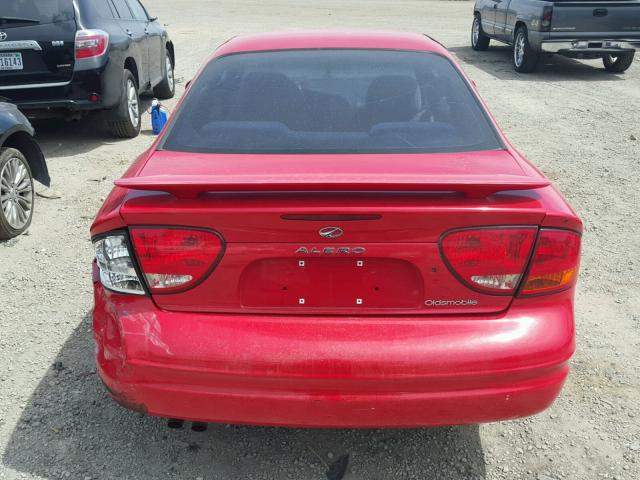 1G3NL12TX1C203486 - 2001 OLDSMOBILE ALERO GL RED photo 6