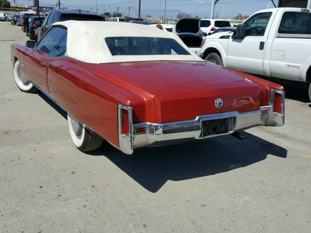 693671Q423602 - 1971 CADILLAC ELDORADO BURGUNDY photo 3