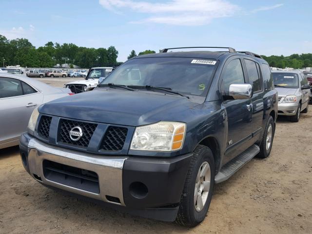 5N1AA08A95N739792 - 2005 NISSAN ARMADA SE GREEN photo 2