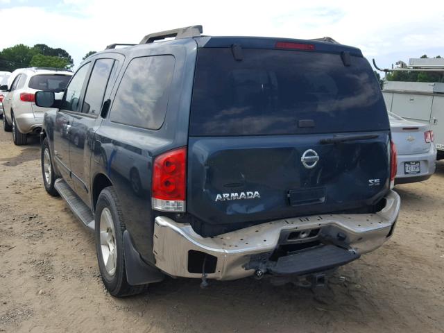 5N1AA08A95N739792 - 2005 NISSAN ARMADA SE GREEN photo 3