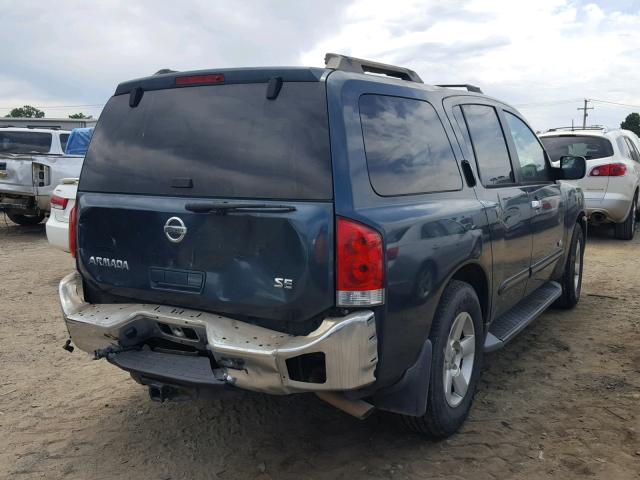 5N1AA08A95N739792 - 2005 NISSAN ARMADA SE GREEN photo 4