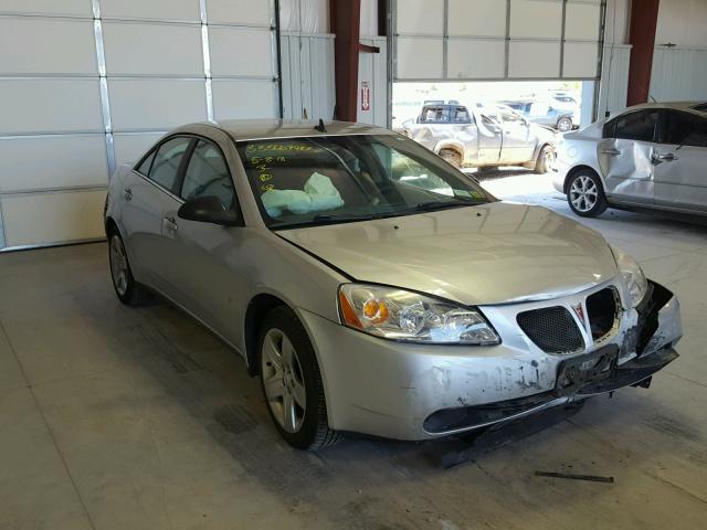 1G2ZG57BX94193128 - 2009 PONTIAC G6 SILVER photo 1