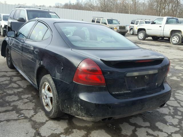 2G2WP522941347584 - 2004 PONTIAC GRAND PRIX Чорний фото 3