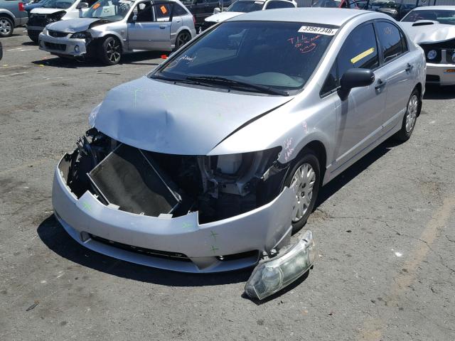 19XFA1F31AE064345 - 2010 HONDA CIVIC VP SILVER photo 2