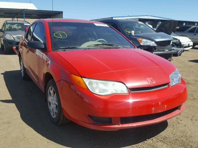 1G8AM12F23Z189552 - 2003 SATURN ION LEVEL RED photo 1