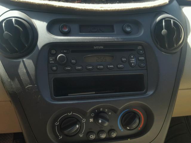 1G8AM12F23Z189552 - 2003 SATURN ION LEVEL RED photo 9