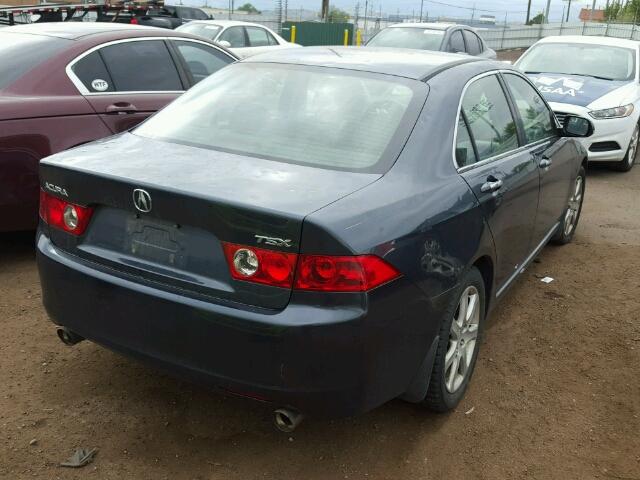 JH4CL96834C025757 - 2004 ACURA TSX GRAY photo 4