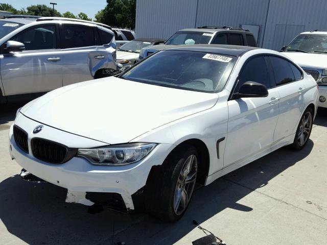 WBA4B1C59FD954897 - 2015 BMW 435 I WHITE photo 2