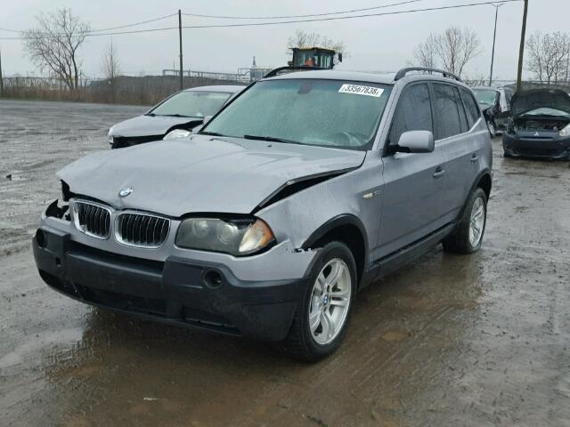 WBXPA934X5WD20578 - 2005 BMW X3 3.0I GRAY photo 2