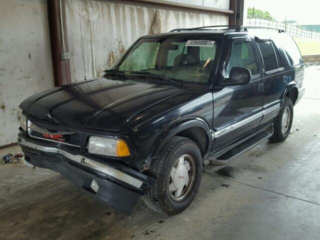 1GKCS13W6T2540883 - 1996 GMC JIMMY BLACK photo 2