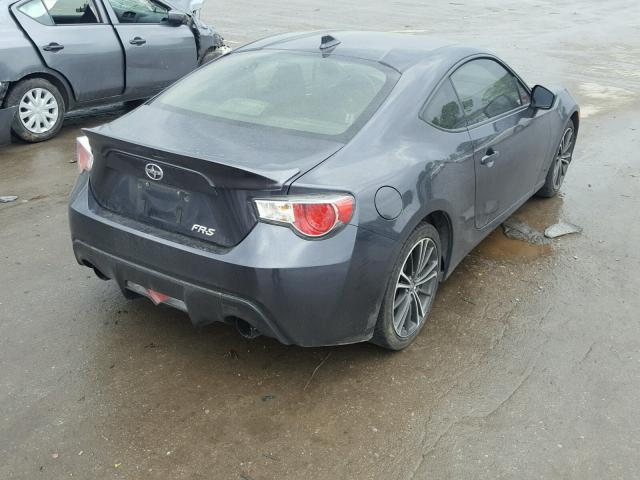 JF1ZNAA13F9710803 - 2015 TOYOTA SCION FR-S GRAY photo 4