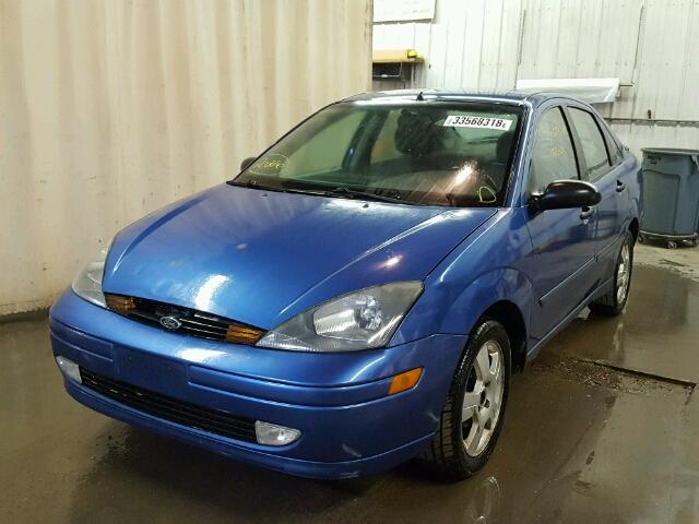 1FAFP38323W311264 - 2003 FORD FOCUS ZTS BLUE photo 2