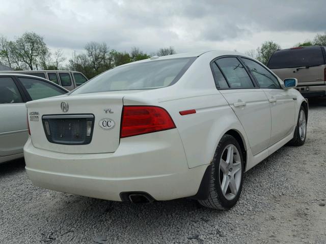 19UUA662X4A064171 - 2004 ACURA TL WHITE photo 4