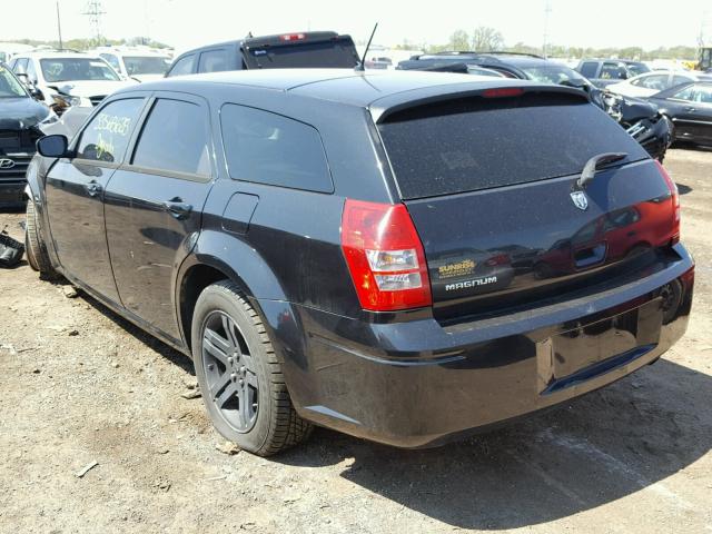 2D4FV47T78H108886 - 2008 DODGE MAGNUM BLACK photo 3