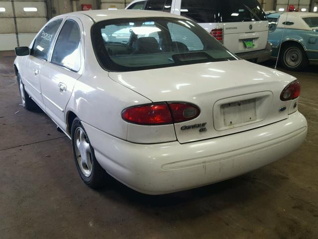 1FALP6538TK222685 - 1996 FORD CONTOUR GL WHITE photo 3